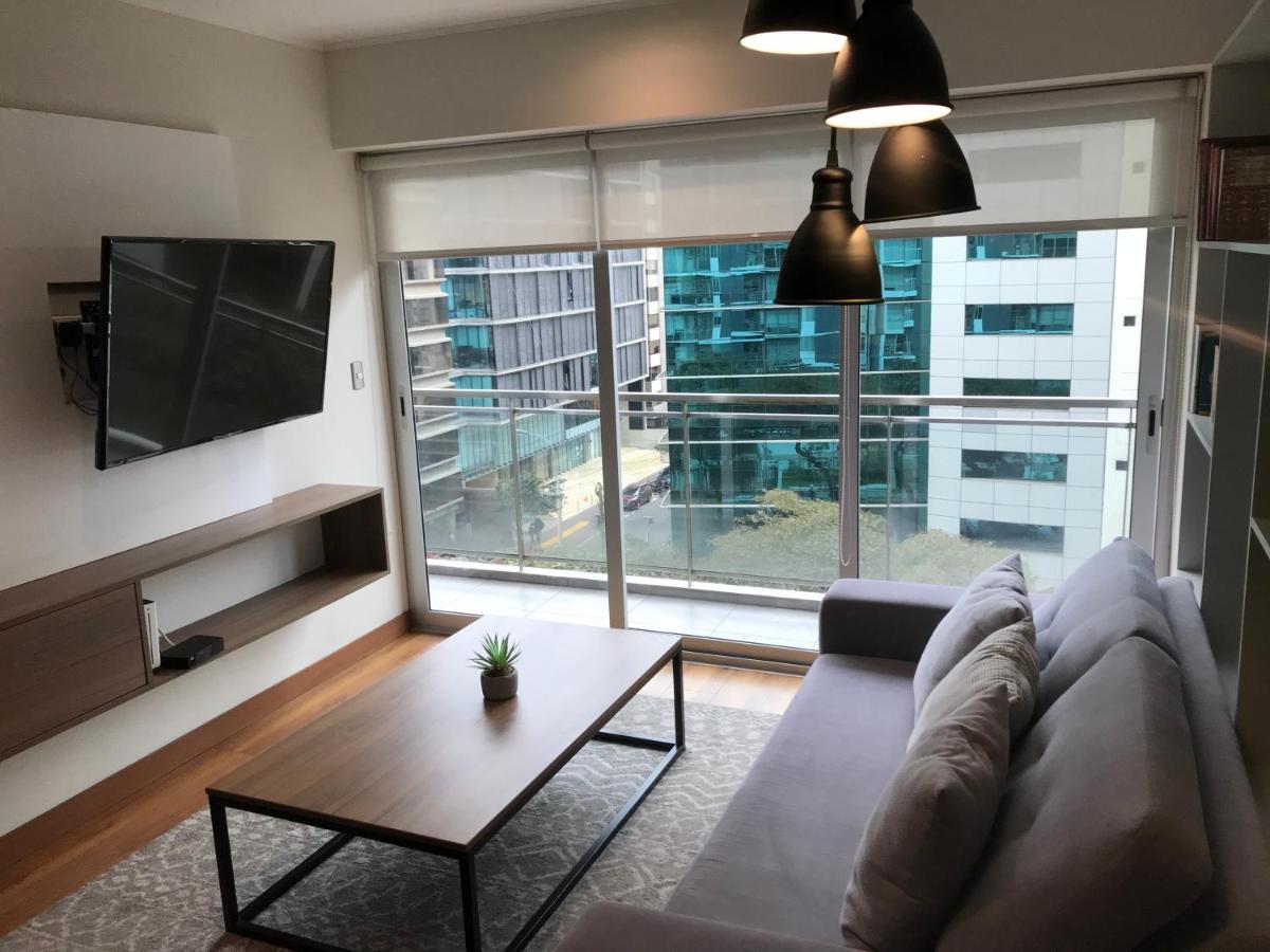 Hermoso Apartamento Con Piscina Miraflores- Canvas Lima Ngoại thất bức ảnh